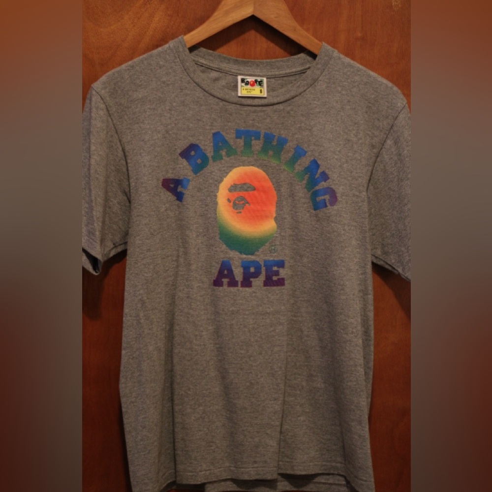 Bape tee shirt Grey ABC